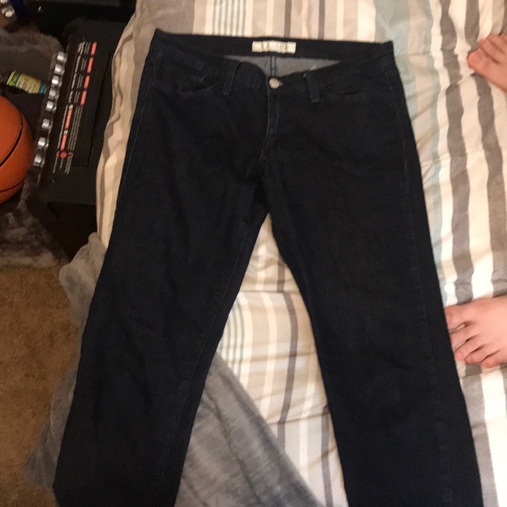 Dark blue skinny jeans